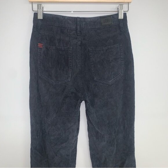 BDG Urban Outfitters Corduroy Pants Size 24 Charcoal Grey High-Rise Mom Tapered - Picture 7 of 12